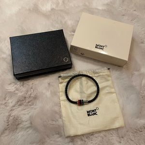 Mont Blanc Leather Bracelet - NWT